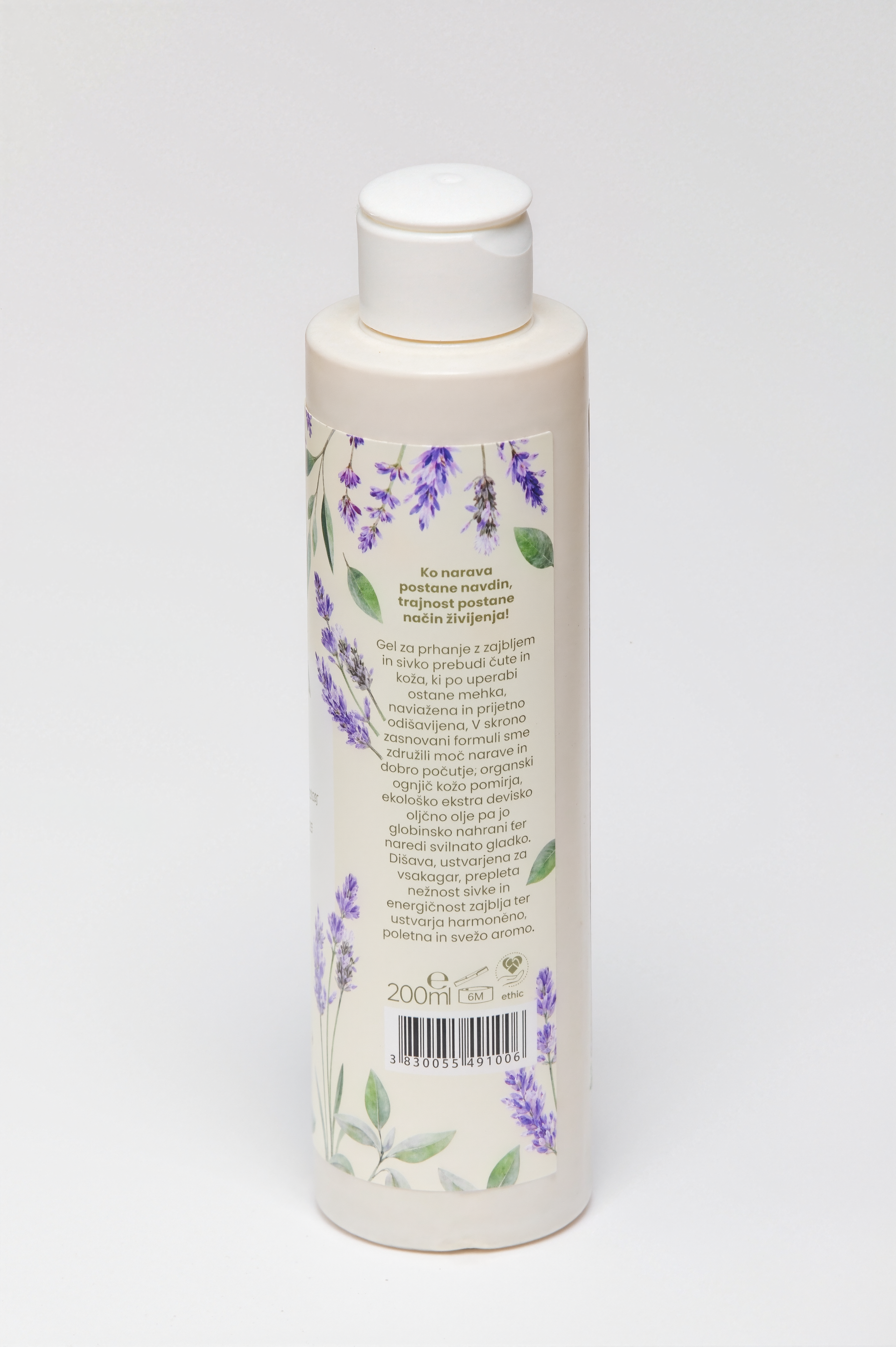 GEL ZA PRHANJE ORGANSKI ŽAJBELJ & SIVKA 200 ml