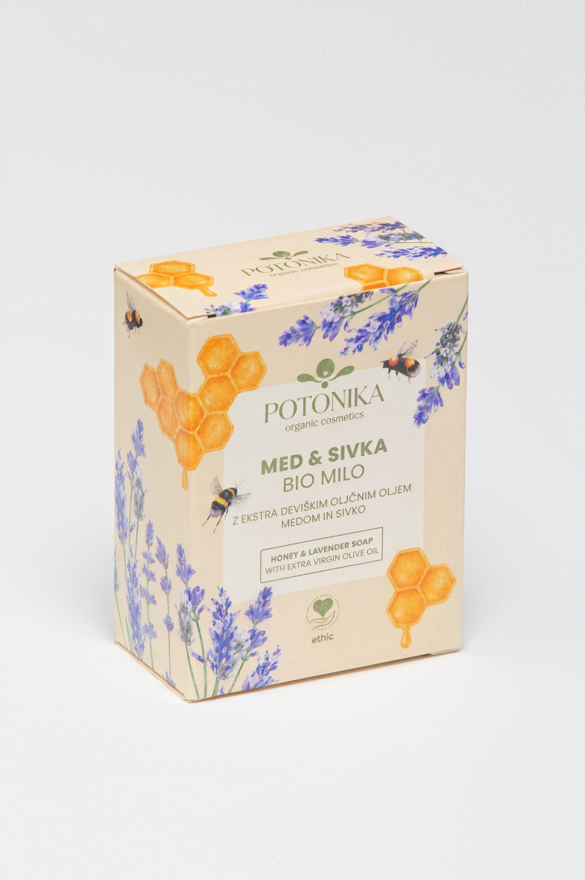 BIO MILO MED & SIVKA Z EKSTRA DEVIŠKIM OLJČNIM OLJEM 100 g