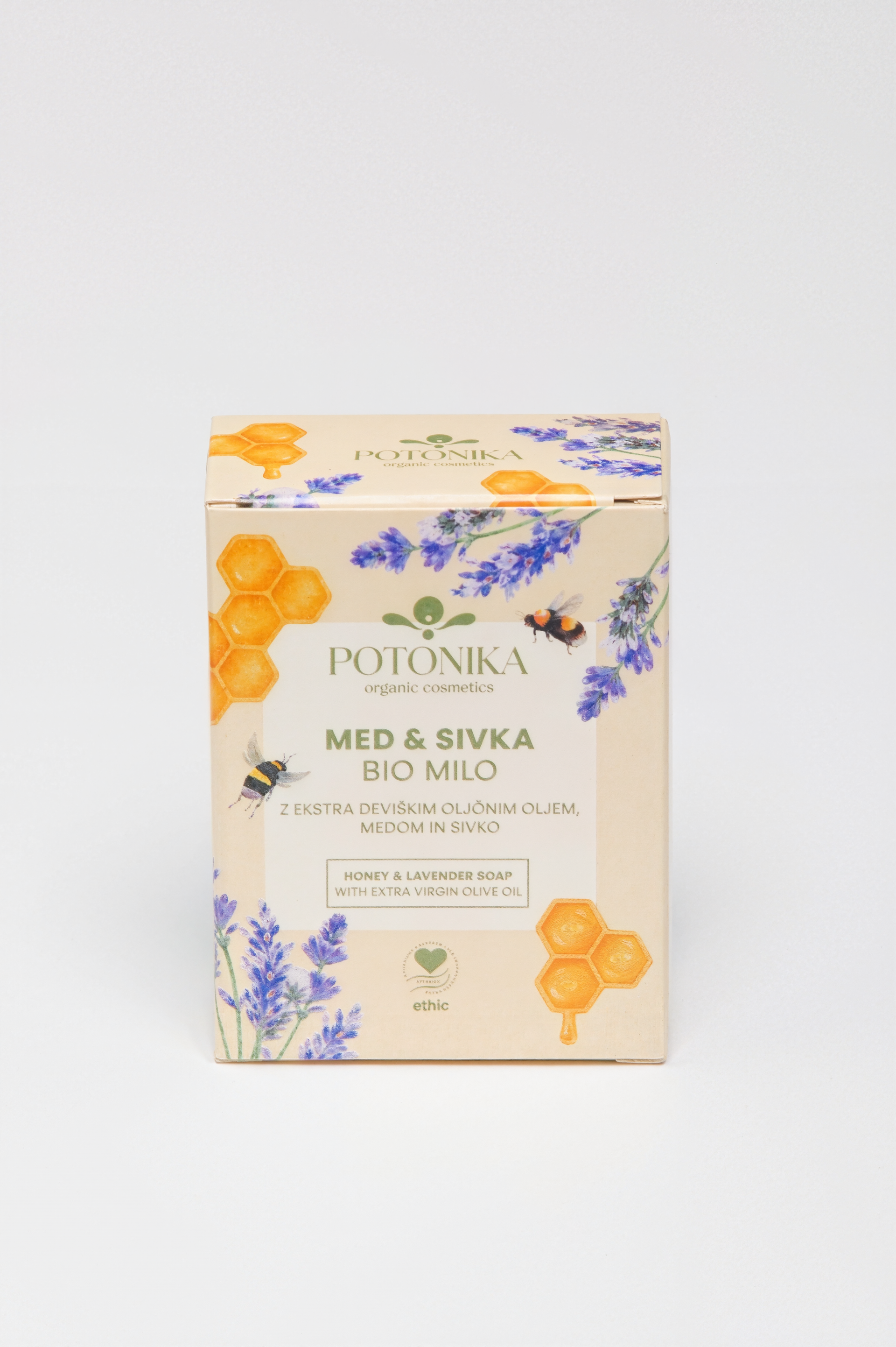 BIO MILO MED & SIVKA Z EKSTRA DEVIŠKIM OLJČNIM OLJEM 100 g